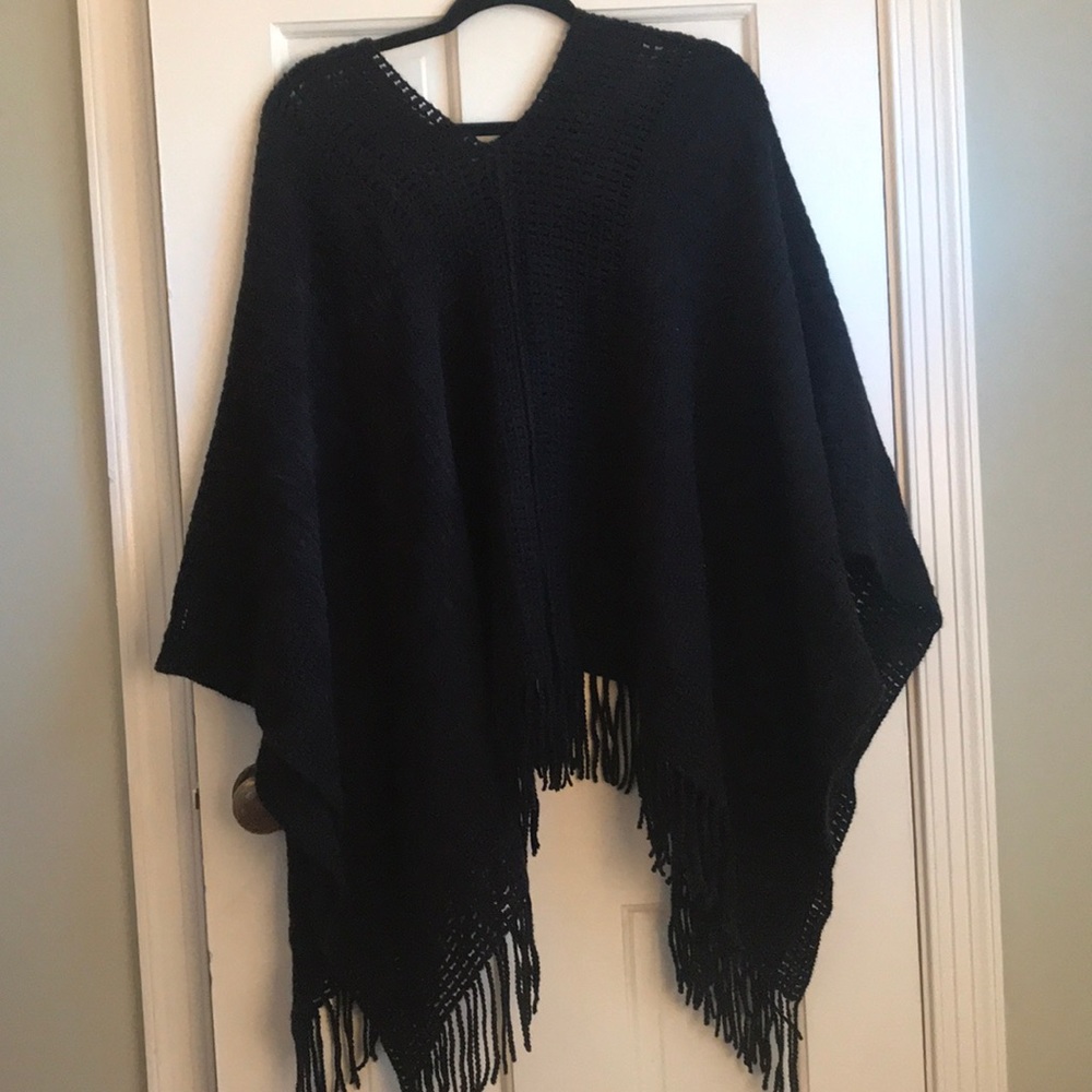 Black poncho
